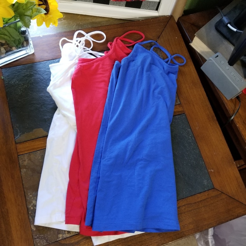 All American Trio Red, White and Blue Cami Bundle